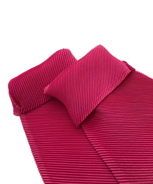PLEATS PLEASE（プリーツプリーズ）PLEATS PLEASE (プリーツプリーズ) プリーツカットソー ショッキングピンク サイズ:3の古着・服飾アイテム