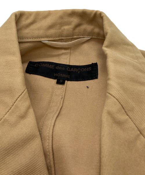 COMME des GARCONS HOMME（コムデギャルソン オム）COMME des GARCONS HOMME (コムデギャルソン オム) テーラード2Bジャケット ベージュ サイズ:Sの古着・服飾アイテム