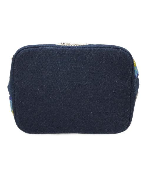 NINA（ニナ）NINA (ニナ) コズミック柄バケツ型トート ブルー サイズ:下記参照の古着・服飾アイテム