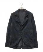 Y'sワイズ）の古着「カモ柄ジャケット」｜ブラック×ネイビー