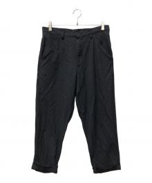 BLACK COMME des GARCONS（ブラックコムデギャルソン）の古着「ストライプパンツ」｜ブラック