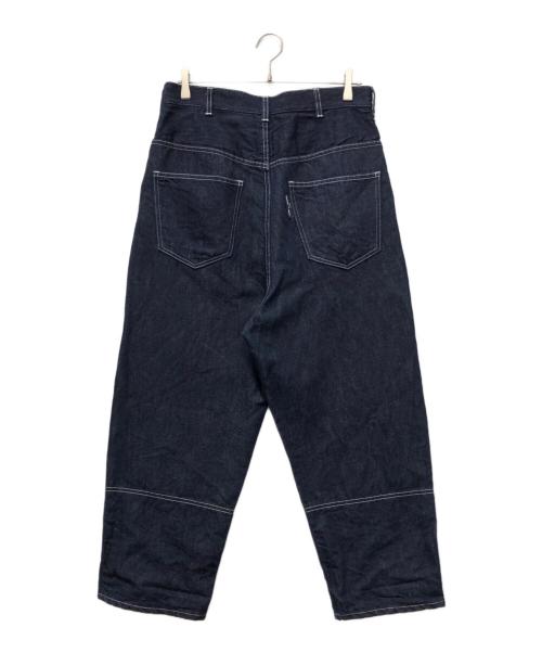 COMME des GARCONS HOMME（コムデギャルソン オム）COMME des GARCONS HOMME (コムデギャルソン オム) 綿麻テーパードデニムパンツ インディゴ サイズ:XSの古着・服飾アイテム