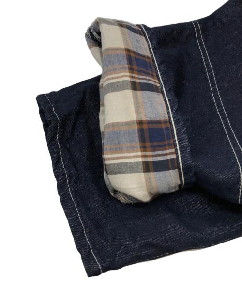 COMME des GARCONS HOMME（コムデギャルソン オム）COMME des GARCONS HOMME (コムデギャルソン オム) 綿麻テーパードデニムパンツ インディゴ サイズ:XSの古着・服飾アイテム