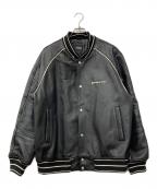 ZARAザラ）の古着「レザースタジャン」｜ブラック