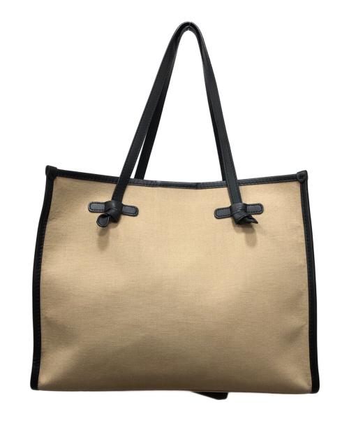 GIANNI CHIARINI（ジャンニ キアリーニ）GIANNI CHIARINI (ジャンニ キアリーニ) ポーチ付きトートバッグ ベージュ サイズ:下記参照の古着・服飾アイテム