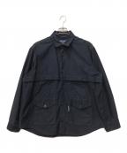 COMME des GARCONS HOMMEコムデギャルソン オム）の古着「製品染コットンジャケット」｜ネイビー