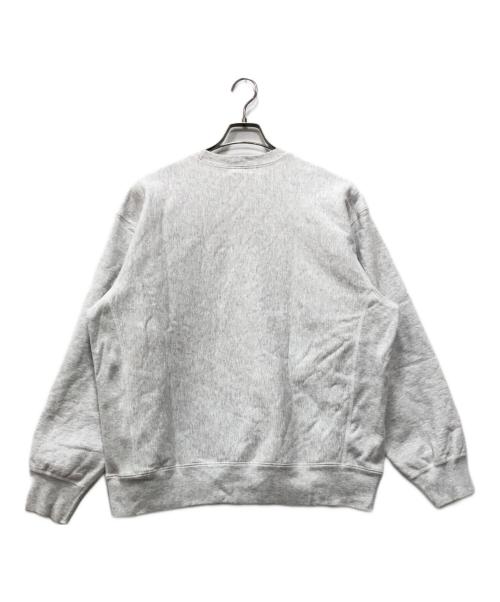 SUPREME（シュプリーム）Supreme (シュプリーム) CITIES ARC CREWNECK グレー×レッド サイズ:Mの古着・服飾アイテム