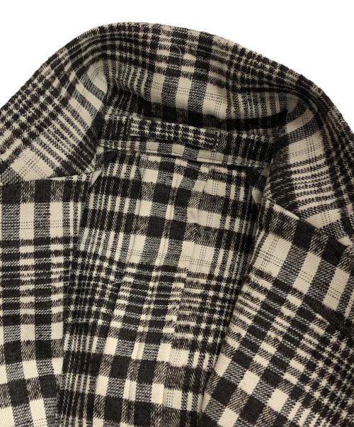 LARDINI（ラルディーニ）LARDINI (ラルディーニ) 2Bチェックジャケット ブラウン サイズ:42の古着・服飾アイテム