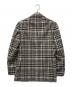 LARDINI (ラルディーニ) 2Bチェックジャケット ブラウン サイズ:42：13000円