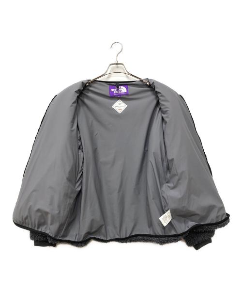 THE NORTHFACE PURPLELABEL（ザ・ノースフェイス パープルレーベル）THE NORTHFACE PURPLELABEL (ザ・ノースフェイス パープルレーベル) Wool Boa WINDSTOPPER Field Cardigan グレー サイズ:Mの古着・服飾アイテム
