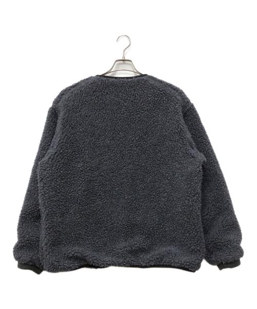THE NORTHFACE PURPLELABEL（ザ・ノースフェイス パープルレーベル）THE NORTHFACE PURPLELABEL (ザ・ノースフェイス パープルレーベル) Wool Boa WINDSTOPPER Field Cardigan グレー サイズ:Mの古着・服飾アイテム