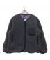 THE NORTHFACE PURPLELABEL（ザ・ノースフェイス パープルレーベル）の古着「Wool Boa WINDSTOPPER Field Cardigan」｜グレー