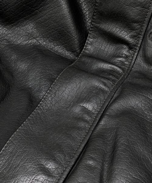 Timberland（ティンバーランド）Timberland (ティンバーランド) レザーブルゾン ブラウン サイズ:Sの古着・服飾アイテム