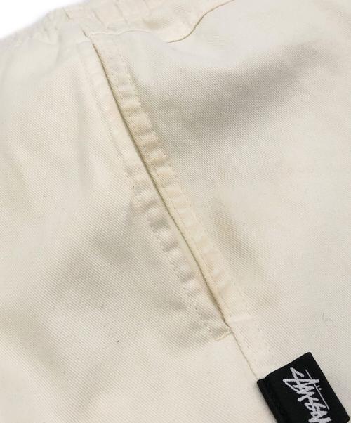 stussy（ステューシー）stussy (ステューシー) BRUSHED BEACH PANT アイボリー サイズ:Lの古着・服飾アイテム