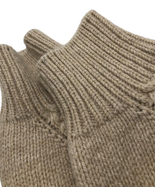 foufou（フーフー ザドレス）foufou (フーフー) fisherman knit cardigan ベージュ サイズ:FREEの古着・服飾アイテム