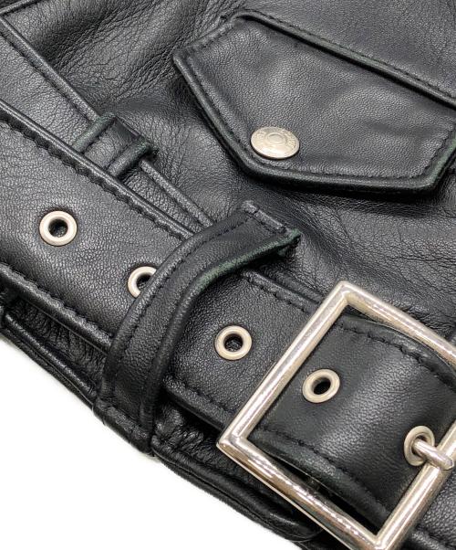 SCHOTT BROS.（ショット）SCHOTT BROS. (ショットブロス) ダブルライダースジャケット ブラック サイズ:Mの古着・服飾アイテム