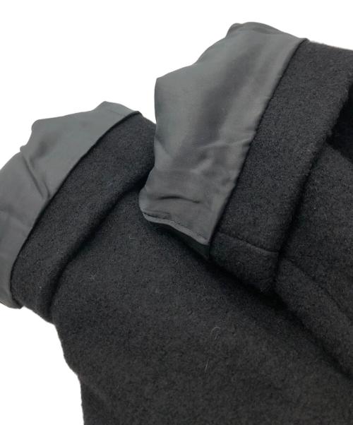 MANOF（マノフ）MANOF (マノフ) COLLARLESS LONG COAT ブラック サイズ:Mの古着・服飾アイテム