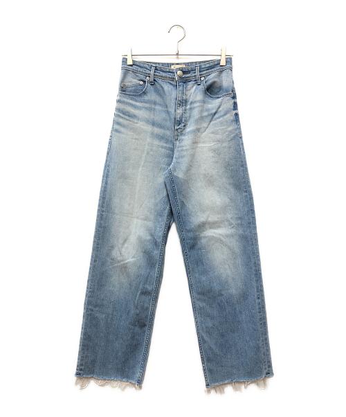 YANUK（ヤヌーク）YANUK (ヤヌーク) ワイドストレートLILITH インディゴ サイズ:25の古着・服飾アイテム