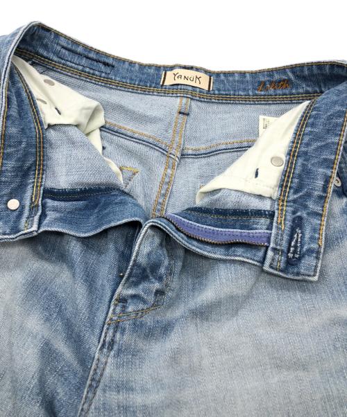 YANUK（ヤヌーク）YANUK (ヤヌーク) ワイドストレートLILITH インディゴ サイズ:25の古着・服飾アイテム