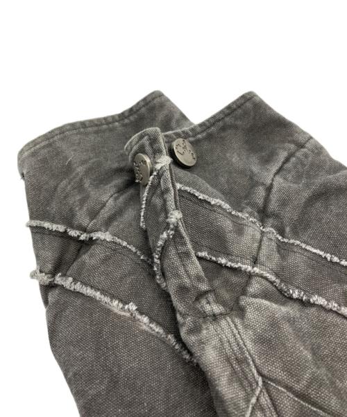 bad son（バッドサン）bad son (バッドサン) Carbon hooded jacket グレー サイズ:Lの古着・服飾アイテム