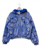 bad sonバッドサン）の古着「酸素パッド付 ジップパーカー」｜ブルー