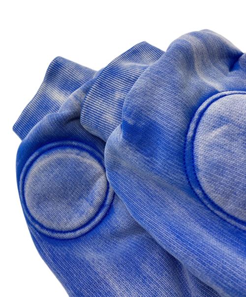 bad son（バッドサン）bad son (バッドサン) 酸素パッド付 ジップパーカー ブルー サイズ:Lの古着・服飾アイテム