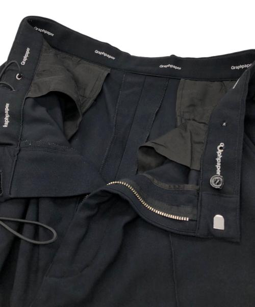 Graphpaper（グラフペーパー）Graphpaper (グラフペーパー) Meryl Nylon Strech Pant ブラック サイズ:2の古着・服飾アイテム