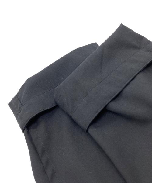 s'yte（サイト）s'yte (サイト) WOOL/POLYESTER TROPICAL CREW NECK TAPED SLEEVES PULLOVER SHIRT ブラック サイズ:3の古着・服飾アイテム