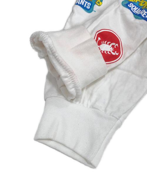 SUPREME（シュプリーム）Supreme (シュプリーム) SpongeBob SquarePants (スポンジボブスクエアパンツ) Castelli (カステリ) Racing L/S Tee ホワイト サイズ:Mの古着・服飾アイテム