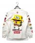 Supreme (シュプリーム) SpongeBob SquarePants (スポンジボブスクエアパンツ) Castelli (カステリ) Racing L/S Tee ホワイト サイズ:M：14000円