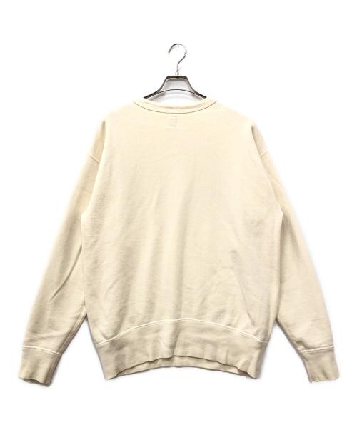 HUMAN MADE（ヒューマンメイド）HUMAN MADE (ヒューマンメイド) TSURIAMI SWEATSHIRT WHITE アイボリー サイズ:XLの古着・服飾アイテム