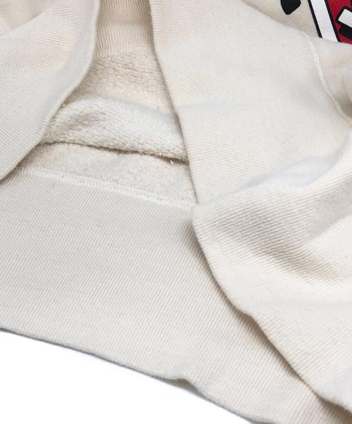 HUMAN MADE（ヒューマンメイド）HUMAN MADE (ヒューマンメイド) TSURIAMI SWEATSHIRT WHITE アイボリー サイズ:XLの古着・服飾アイテム