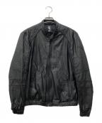 REPLAYリプレイ）の古着「パンチングシングルライダースJK」｜ブラック