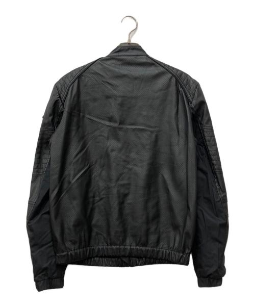 REPLAY（リプレイ）REPLAY (リプレイ) パンチングシングルライダースJK ブラック サイズ:Sの古着・服飾アイテム