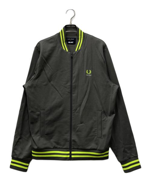 FRED PERRY（フレッドペリー）FRED PERRY (フレッドペリー) PALACE (パレス) トラックジャケット グレー サイズ:Sの古着・服飾アイテム