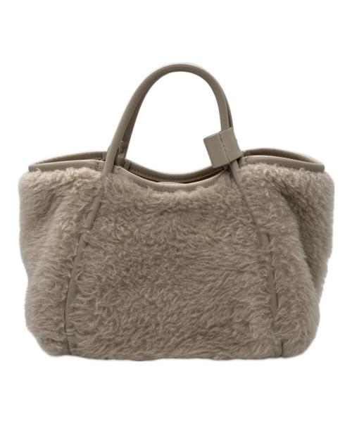 MaxMara（マックスマーラ）MaxMara (マックスマーラ) Tマリン テディベア ミニバッグ グレー サイズ:下記参照の古着・服飾アイテム