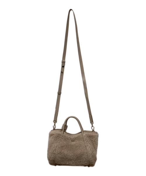 MaxMara（マックスマーラ）MaxMara (マックスマーラ) Tマリン テディベア ミニバッグ グレー サイズ:下記参照の古着・服飾アイテム