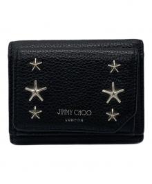 JIMMY CHOO（ジミーチュウ）の古着「3つ折り財布」｜ブラック
