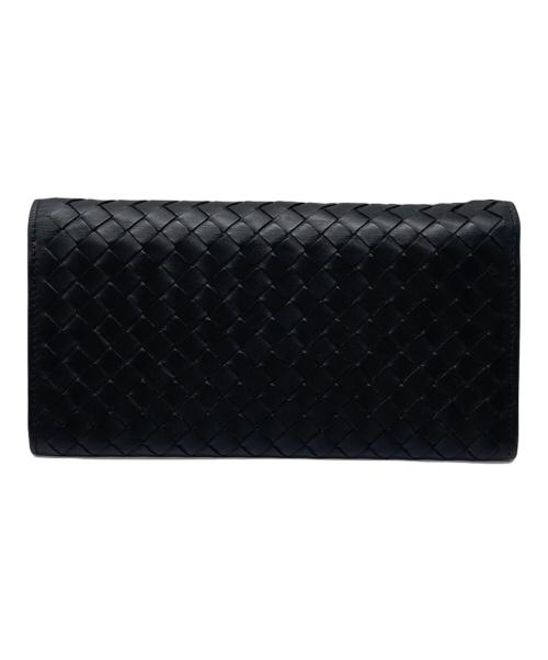 BOTTEGA VENETA（ボッテガベネタ）BOTTEGA VENETA (ボッテガベネタ) 長財布 ブラックの古着・服飾アイテム