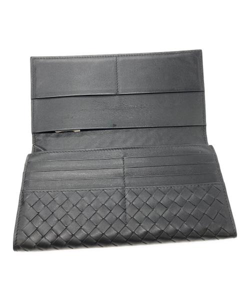 BOTTEGA VENETA（ボッテガベネタ）BOTTEGA VENETA (ボッテガベネタ) 長財布 ブラックの古着・服飾アイテム