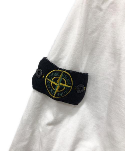 STONE ISLAND（ストーンアイランド）STONE ISLAND (ストーンアイランド) クルーネックカットソー ホワイト サイズ:XXLの古着・服飾アイテム