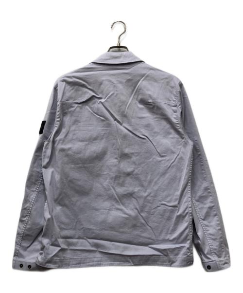 STONE ISLAND（ストーンアイランド）STONE ISLAND (ストーンアイランド) Organic Stretch Cotton Overshirt ブルー サイズ:Mの古着・服飾アイテム