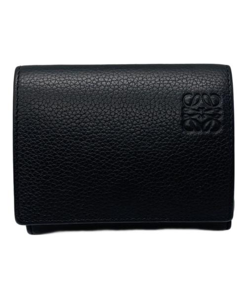 LOEWE（ロエベ）LOEWE (ロエベ) 3つ折り財布 ブラックの古着・服飾アイテム