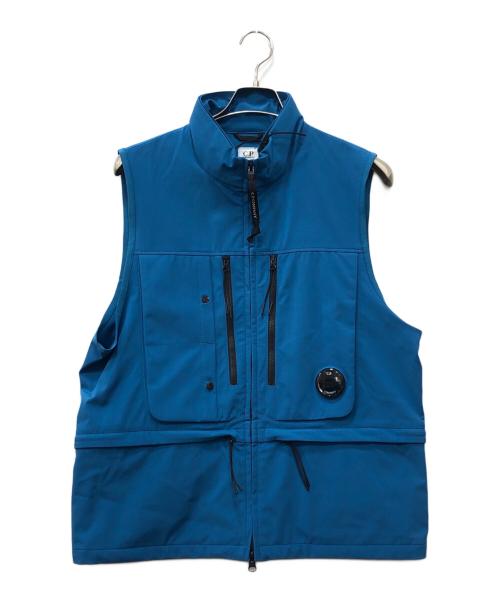 C.P COMPANY（シーピーカンパニー）C.P COMPANY (シーピーカンパニー) Shell-R Utility Vest ブルー サイズ:48 未使用品の古着・服飾アイテム