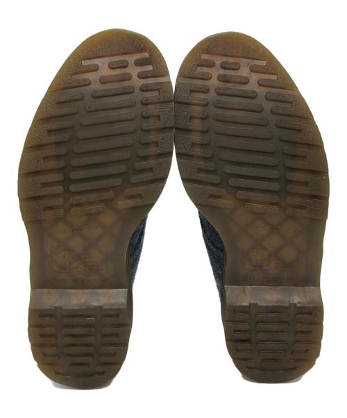 Dr.Martens（ドクターマーチン）Dr.Martens (ドクターマーチン) Harris Tweed (ハリスツイード) ツイードブーツ ネイビー サイズ:UK8の古着・服飾アイテム