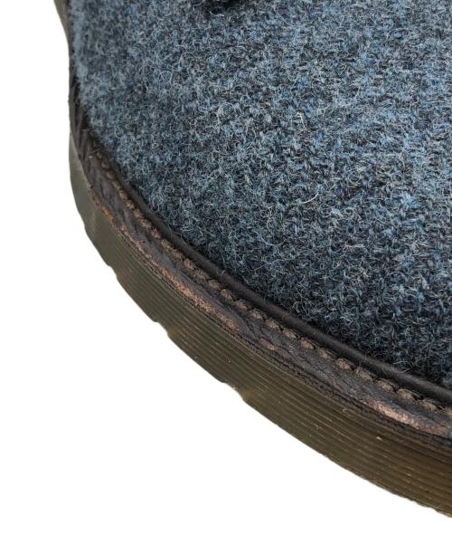 Dr.Martens（ドクターマーチン）Dr.Martens (ドクターマーチン) Harris Tweed (ハリスツイード) ツイードブーツ ネイビー サイズ:UK8の古着・服飾アイテム
