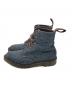 Dr.Martens (ドクターマーチン) Harris Tweed (ハリスツイード) ツイードブーツ ネイビー サイズ:UK8：10000円
