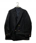 BEAMS PLUSビームスプラス）の古着「4B Double Breasted Blazer Wool」｜ネイビー