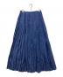 O'NEIL OF DUBLIN (オニールオブダブリン) リネンキルトスカート ブルー サイズ:36 未使用品：10000円