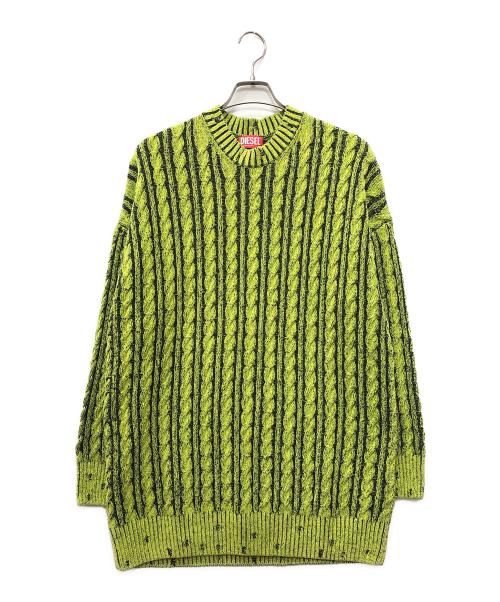 DIESEL（ディーゼル）DIESEL (ディーゼル) M-PANTESSE KNITWEAR イエロー サイズ:S 未使用品の古着・服飾アイテム